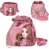 DEPESCHE Beuteltasche TOPModel FLORAL - modische Kindertasche Blumenmuster