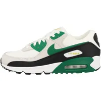 Nike Air Max 90 Herren-Sneaker, Größe 40 1/2, Grün, Beige, Weiß, Schwarz, 40.5 EU