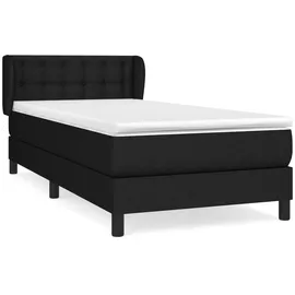 vidaXL Boxspringbett 100 x 200 cm Schwarz