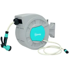 Outsunny Schlauchtrommel 25 m grau