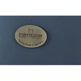 HIMOLLA Fernsehsessel 7568 Leder 77 x 104 x 85 cm Blau elektrisch