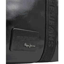 Pepe Jeans Chelsea Glossy Schultertasche Polyurethan Black