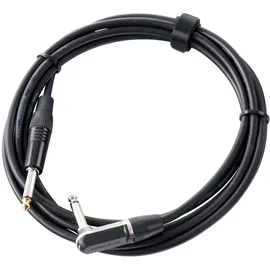 Pronomic Stage INST-A-3 Klinkenkabel (6,3 mm Winkelstecker, 3 m) Schwarz