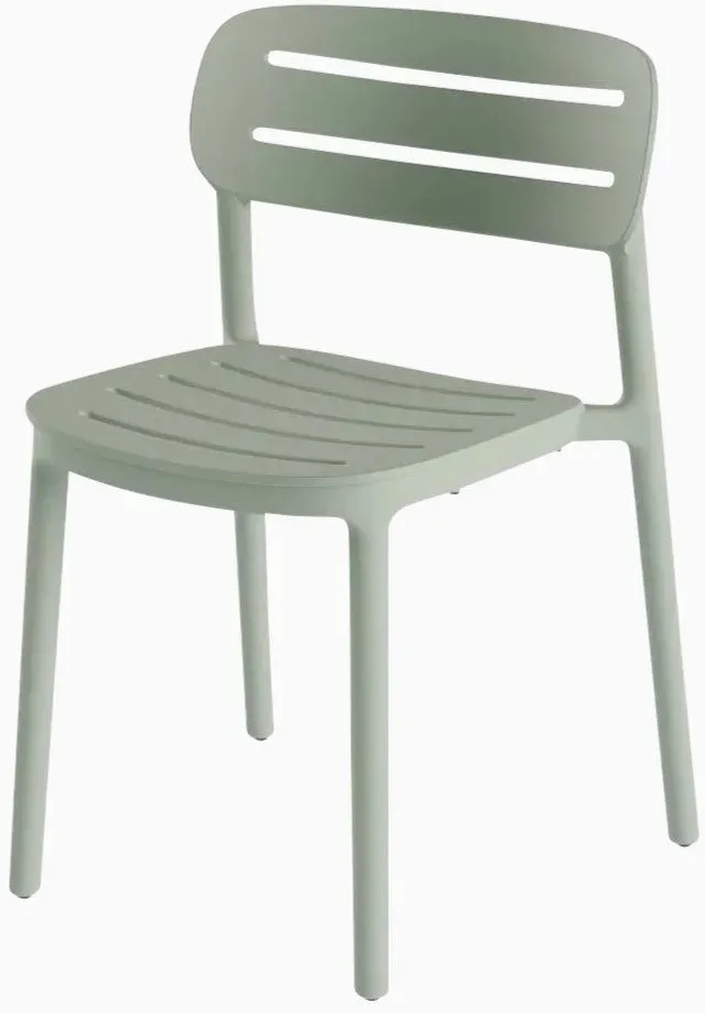 Design Stuhl Croisette Set 4 Stück Indoor – Outdoor Serralunga - Menta Verde