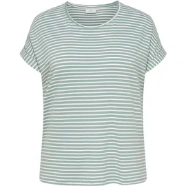 ONLY CARMAKOMA Carmoster Stripe Jadeite/Cloud Dancer XL