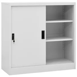 vidaXL Aktenschrank 90x40x90 cm grau