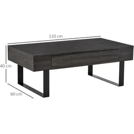 Homcom Couchtisch Spanplatte Eisen