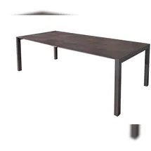 deluke Gartentisch 267 x 92 x 75 cm Grau