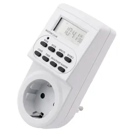 ETT 2er-Pack - Digitale Zeitschaltuhr AZ-62 10 Schaltprogramme, 12/24 Std. Zyklus,