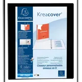 Exacompta Kreacover DIN A4 25 mm Schwarz 10 St.