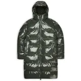 Rains - Alta Longer Puffer Jacket W3T4 - Winterjacke Gr XS grau/oliv