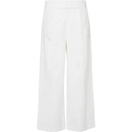 s.Oliver Wide-Leg-Culotte Hosen Weiß 38