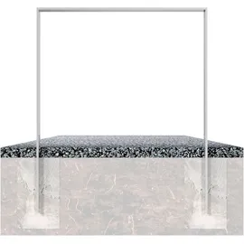 Schake Flachstahlbügel 80x12mm, Breite: 450mm Gesamthöhe:1200 mm ohne Querholm feuerverzinkt