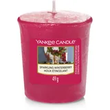 Yankee Candle Votivkerze SPARKLING WINTERBERRY 49g Sampler