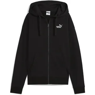 Puma Essentials Small No. 1 Logo Comfort French Terry Kapuzenjacke Damen 01 black S