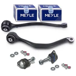 Bestprice 2x Querlenker + 2x MEYLE Traggelenk vorne oben für BMW
