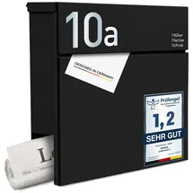Radius Letterman 6 Schwarz inkl. Zeitungsfach