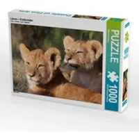 Calvendo Löwen – Kinderstube 1000 Teile Puzzle Quer