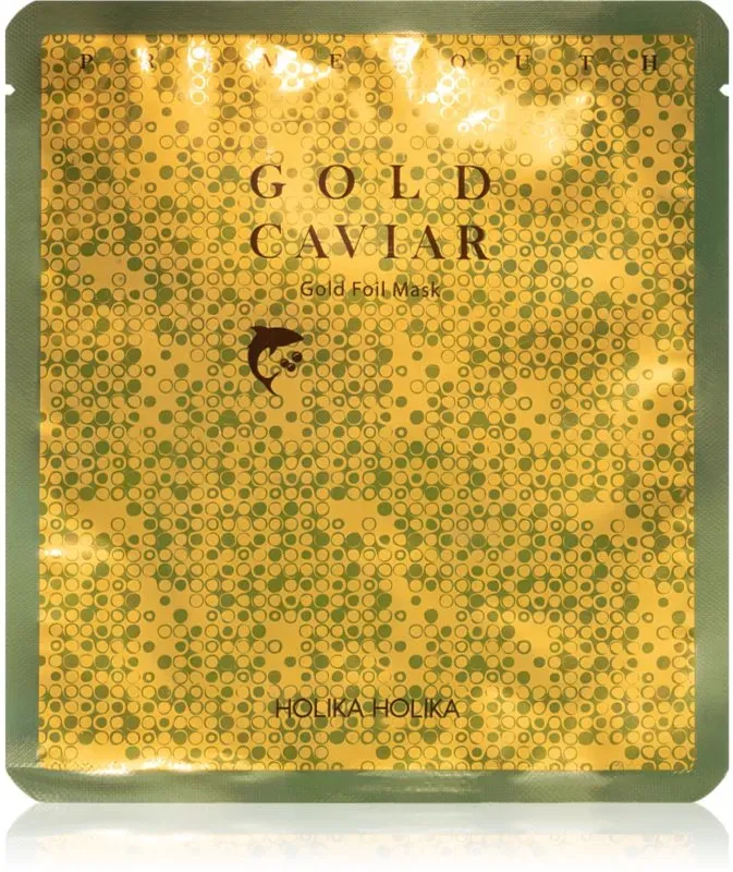 Holika Holika Prime Youth Gold Caviar feuchtigkeitsspendende Maske mit Kaviar mit Goldpuder 25 g