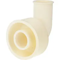 tecuro WC-Spülrohrverbinder - Winkelform - Ø 48/28
