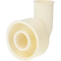 tecuro WC-Spülrohrverbinder - Winkelform - Ø 48/28