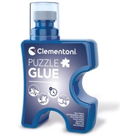 CLEMENTONI Puzzlekleber - 200 ml transparenter Puzzle Kleber zum Fixieren, Aufhängen & Schützen - Mit Schwamm-Applikator, Puzzle-Zubehör 37044