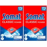 Somat Classic Power Spülmaschinen Tabs (172 Tabs), Geschirrspül Tabs mit Fettlösekraft für kraftvolle Reinigung, Spültabs für strahlend sauberes Geschirr sogar bei niedrigen Temperaturen