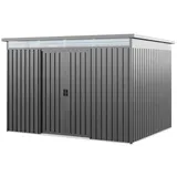primeyard Gartenhaus 2,60 x 2,00 m Perlgrau