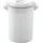 Kerbl 3210249 Futtertonne weiß, mit Deckel 70ltr,