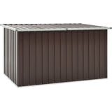 vidaXL Gartenbox Auflagenbox Kissenbox Aufbewahrungsbox Truhe Box Gartenmöbel Gartenkasten Gartentruhe Werkzeugkasten Braun 171x99x93cm