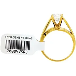 Seiko Folienetiketten für Schmuck und Kabel, Maße 11mm x 52mm 0020963852386 Seiko