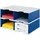 Styro Sortierstation Styrodoc Jumbo Grundeinheit grau/blau mit 4 Fächern