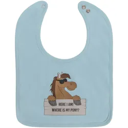 QHP BabyLätzchen Bobby - baby blau - baby blau