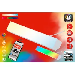 BRILONER LEUCHTEN Smarte LED-Leuchte "MURO S", weiß, Lampen