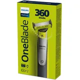 Philips OneBlade 360 Face + Body QP2834/23 Müheloses Trimmen, Stylen und Rasiere