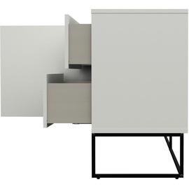 XXXLutz Sideboard weiß, - 176x76x43 cm
