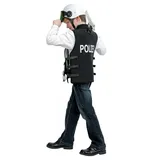 Festartikel Müller Karneval Kinder Kostüm Polizei Weste als Polizist verkleiden Gr.140