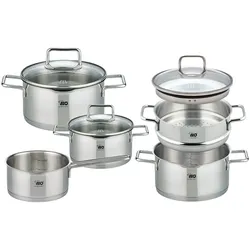 Topf-Set SMART STEAM - silber