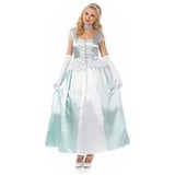 Fun Shack Cinderella Kostüm Damen, Cinderella Kostüm Erwachsene Damen, Cinderella Kostüm Frauen, Cinderella Kleid Damen, Prinzessin Kleid Damen, Prinzessin Kostüm Damen, Cinderella Damen M