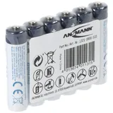 Ansmann maxE HR03 Micro (AAA)-Akku NiMH 800 mAh 1,2 V, 6 Stück