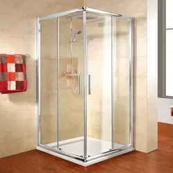 SCHULTE Eckdusche »Kristall/Trend«, BxTxH: 80 x 80 x 185 cm - transparent