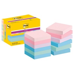 Post-it Super Sticky Haftnotizblock 47,6 x 47,6 mm »Soulful Collection«, 12 Stück rosa