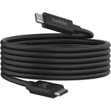 Belkin Connect USB4-Kabel, 2-m-Ladekabel, USB-C-auf-USB-C-Kabel mit 240-W-Power Delivery, 20 Gbit/s – USB4-konformes Ladekabel, kompatibel mit Geräten wie MacBook, Windows-Laptops und Chromebook