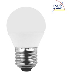 HWH LED MiniGlobe SMD Essential G45, E27, 3W 2700K 250lm 160°, weiß / matt BLU-47129