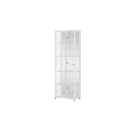 Möbel Kraft Vitrine ¦ weiß ¦ Maße (cm): B: 58 H: 172 T: 33.0