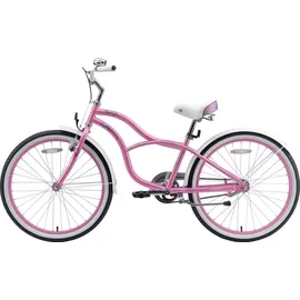 Bikestar Cruiser 24 Zoll RH 135 cm pink/rosa