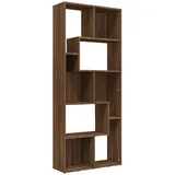 vidaXL Bücherregal Braun Eiche 67x24x161 cm Holzwerkstoff