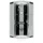 AcquaVapore D58-03M0 Komplettdusche mit Schiebetür 80 x 80 cm Schwarz Sicherheitsglas D58-03M0-EC