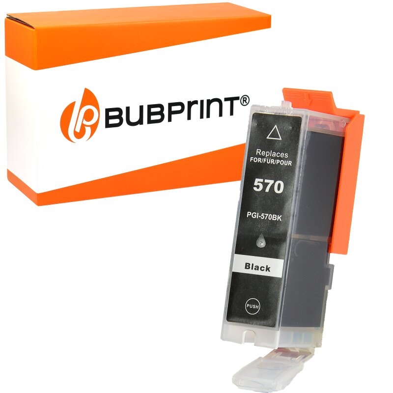 Bubprint Druckerpatrone kompatibel für Canon PGI-570 PGBKXL schwarz pigmentiert black