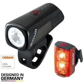 Sigma Buster 400 TR.RL 80 LED USB-Scheinwerfer-Set, Schwarz, Einheitsgröße